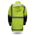 Hi Vis Safety 5 en 1 chaqueta con cinta reflectante de 3 m